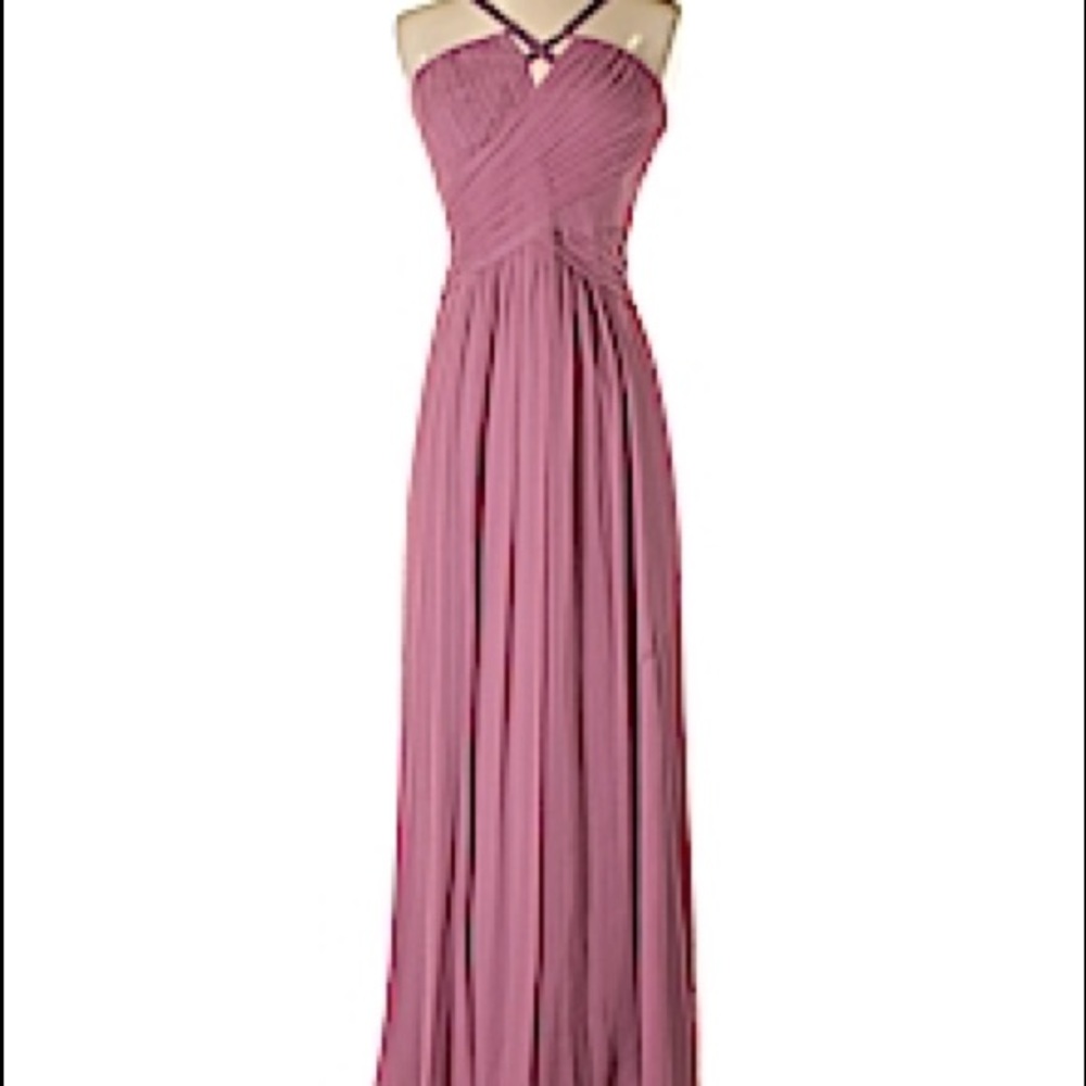 BCBG evening dress with semi open back